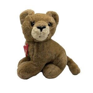 VINTAGE DAKIN PFIZER LION CUB 1986 PLUSH STUFFED ANIMAL ADORABLE SOFT TOY 10”